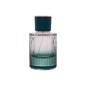 Frasco Cloé Colors Green 50ml e Válvula Tampa Luxo Rosca 15/400