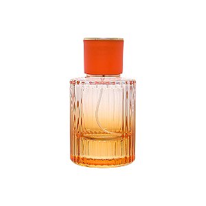 Frasco Cloé Colors Orange 50ml e Válvula Tampa Luxo Rosca 15/400