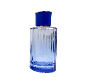 Frasco Cloé Colors Blue 100ml e Válvula Tampa Luxo Rosca 15/400