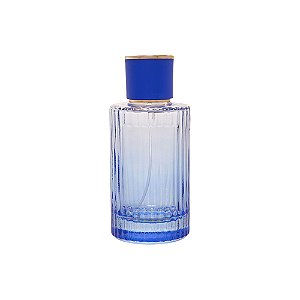 Frasco Cloé Colors Blue 100ml e Válvula Tampa Luxo Rosca 15/400
