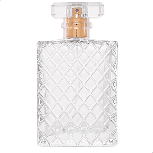 Frasco Cristale 100ml Válvula Dourada Tampa Luxo 15/410