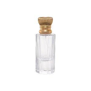 Frasco Lustre Gold 50ml e Válvula Tampa Luxo 13/410