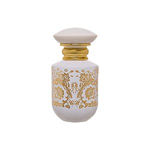 Frasco Árabe Sultan White 50ml e Válvula Tampa Luxo 13/410