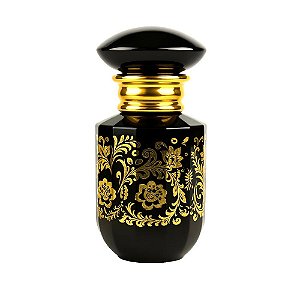 Frasco Árabe Sultan Black Árabe 50ml e Válvula Tampa Luxo 13/410
