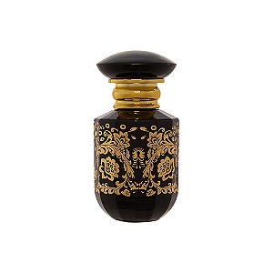 Frasco Árabe Sultan Black Árabe 50ml e Válvula Tampa Luxo 13/410
