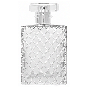 Frasco Cristale 100ml Válvula Prata Tampa Luxo 15/410
