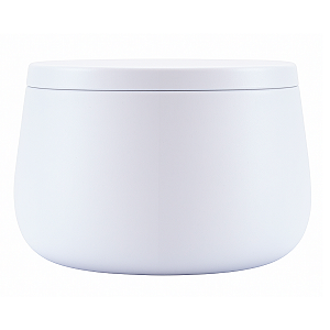 Lata Vela Colors Branca 240ml Com Tampa