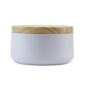 Lata para Vela Aurora Branco C/ Tampa 120ml