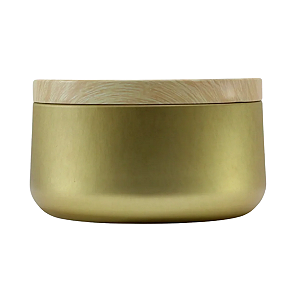 Lata para Vela Aurora Dourado C/ Tampa 120ml