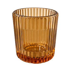 Copo/Pote Granada Âmbar para Velas 200ml
