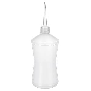 Almotolia Transparente Bico Reto 250ml