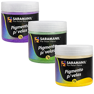 Pigmento Para Velas Pó 7grs Saramanil By Peter Paiva