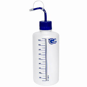 Pisseta Graduada 1000ml Bico Curvo