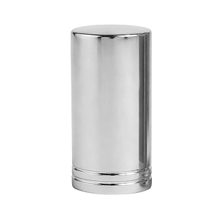 Sobretampa Luxo Duplo Frizo Prata Boca 15mm