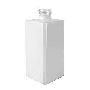 Frasco Square Branco 250ml Rosca 28/410