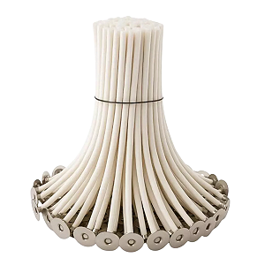 Pavio Com Ilhós B2020 2mm para Velas - 100% Algodão e Parafinado