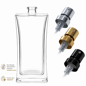 Kit Frasco Perfume Recrave 50ml Vertice + Válvula Spray Luxo 15mm