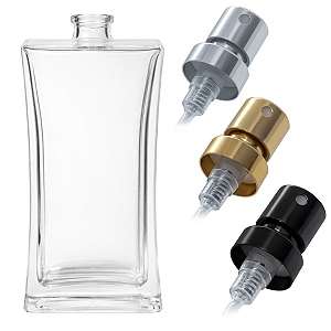 Kit Frasco Perfume Recrave 50ml Vertice + Válvula Spray Luxo 15mm