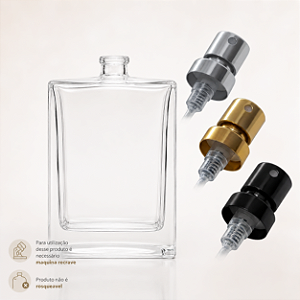 Kit Frasco Perfume Recrave 100ml Retan + Válvula Spray Luxo 15mm