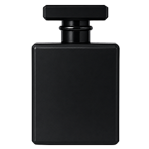 Frasco Moiselle Black 30ml Prata Válvula Tampa Luxo 15/400