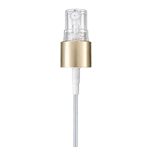 Válvula Semi Luxo Spray Dourado Tampa Plástica Rosca 18/410