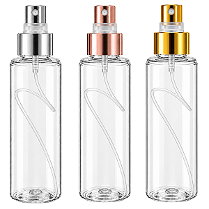 Kit Frasco Pet Transparente 150ml Mini Body Splash Válvula Spray Semi Luxo 24/410