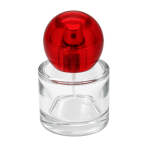 Frasco Sfera Red 30ml e Válvula Tampa Luxo Rosca 13/400