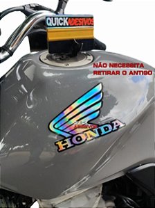 ADESIVO HOLOGRÁFICO ASA HONDA IMPRESSÃO O PAR
