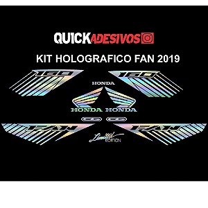 Adesivos kit fan 2019 holográfico
