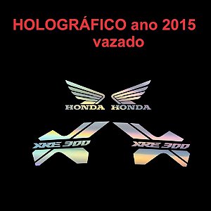 kit adesivos holográfico xre 2015