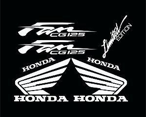 kit adesivos fan 125