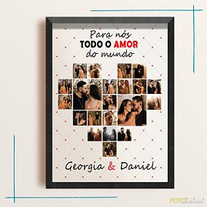 Quadro Casal Personalizado Do Seu Jeito