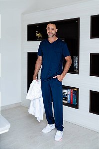 Scrub Diogo Masculino - Marinho