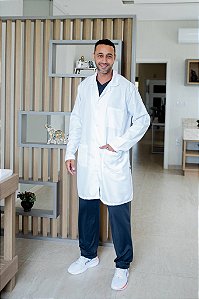 Jaleco Masculino - Classico - Branco