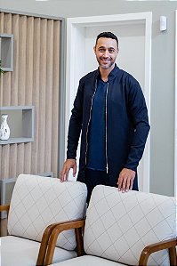 Jaleco Masculino - Theo - Marinho