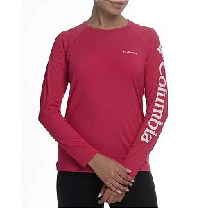 Camiseta Columbia Feminina Aurora M/L Rosa