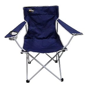 Cadeira Para Camping Dobrável Alvorada Nautika Azul