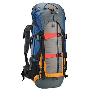 Mochila Gyzmo 50L Gt Cinza E Azul Nautika