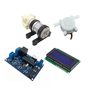 Kit Placa Envase + Sensor De Fluxo + Mini Bomba Água
