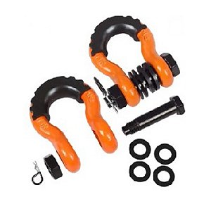 GANCHO PARA REBOQUE 3/4PARA 8 TONELADAS ACOCARBONO LARANJA COMISOLADOR VO6 15692
