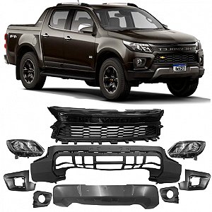 BODY KIT PARA-CHOQUE GM S10 2021 ATE 2022 MODELO COLORADO PRIME VO6
