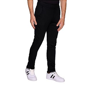 CALÇA DE SARJA MASCULINA ESPORTE FINO - PRETA