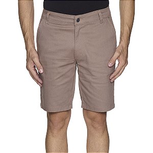 BERMUDA DE SARJA MASCULINA ESPORTE FINO - CAQUI