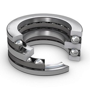 ROLAMENTO NSK AXIAL DE ESFERAS DE ESCORA DUPLA COM ASSENTO SIMPLES 52202