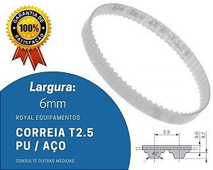 CORREIA IND. REXON PU/AÇO 6MM T2.5-540