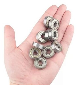 ROLAMENTO IND. 608ZZ BLINDADO - KIT 20 PEÇAS