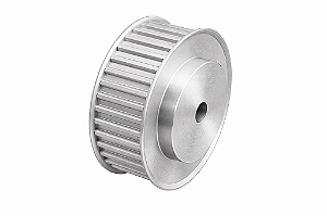 POLIA 32 DENTES AT10 25MM TIPO 6F EM ALUMÍNIO ✅