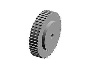 POLIA 48 DENTES AT10 25MM TIPO 6 EM ALUMÍNIO ✅