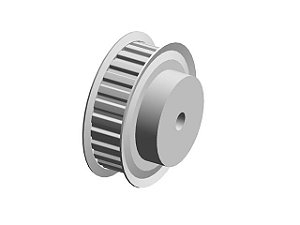 POLIA IND. ROYAL 26 DENTES XL 037 TIPO 6F EM ALUMINIO ✅