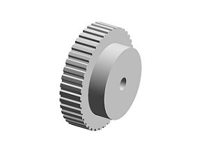 POLIA IND. ROYAL 40 DENTES XL 037 TIPO 6 ALUMINIO ✅